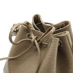 Louis Vuitton Epi Petit Noe Drawstring Shoulder Bag Peppa Gray — view 4