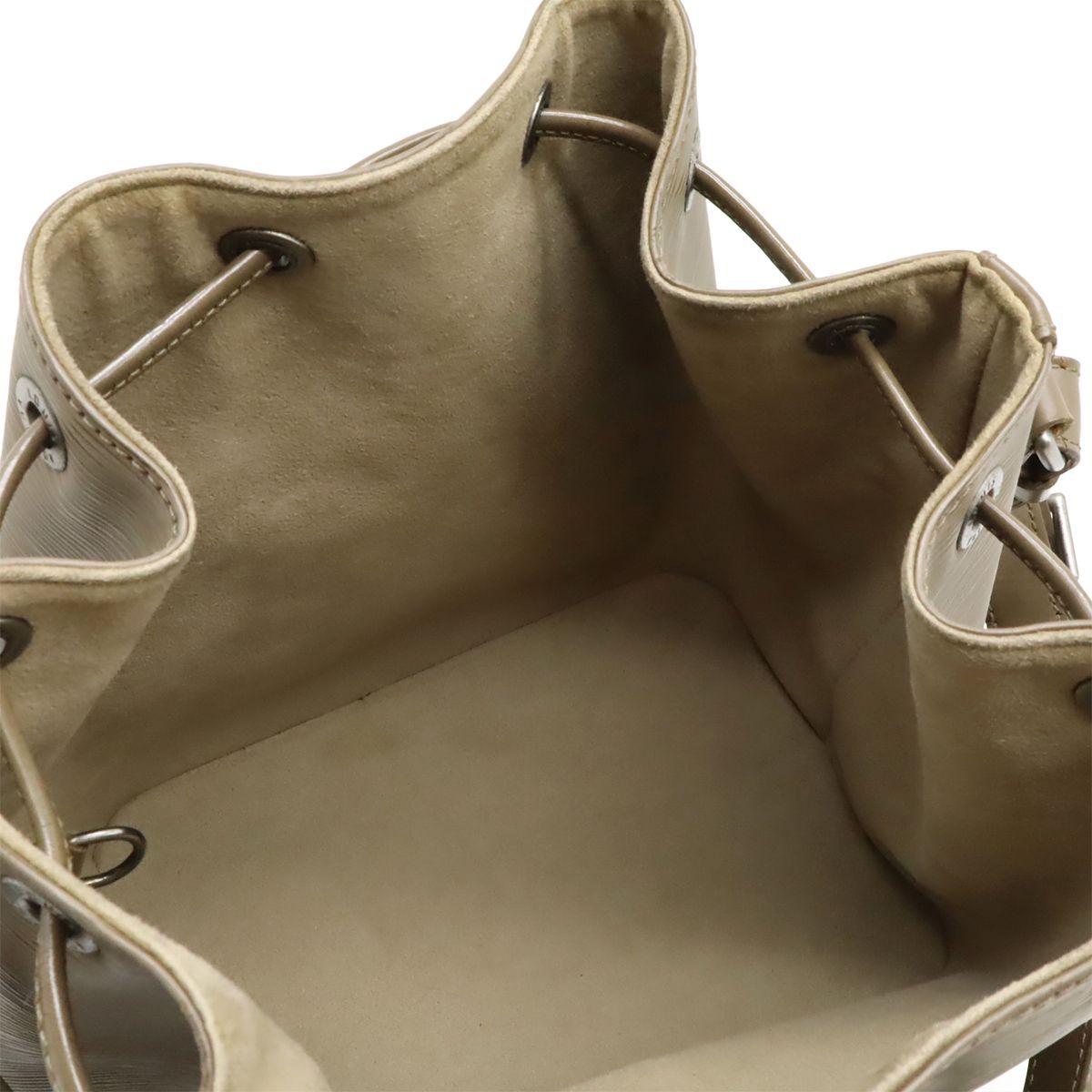 Louis Vuitton Epi Petit Noe Drawstring Shoulder Bag Peppa Gray — view 5