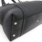Gucci Micro Guccissima Tote 2-Way Shoulder Bag Crossbody Leather Black Gold — view 3