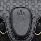 Gucci Micro Guccissima Emily Horsebit Chain Shoulder Bag Tassel Leather Black — view 6
