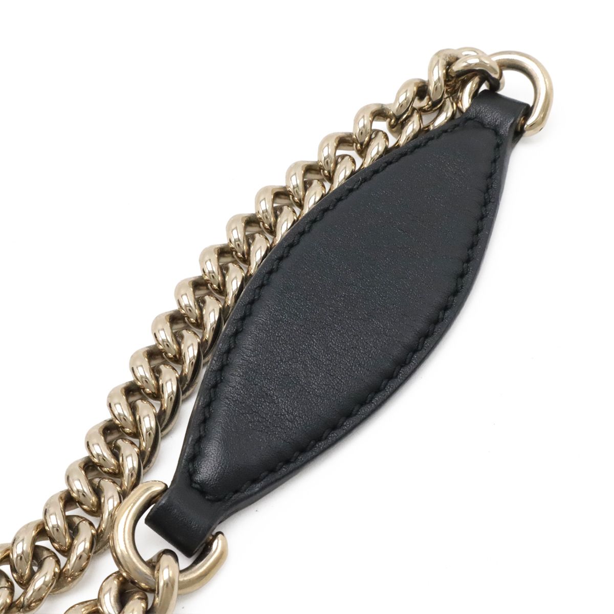 Gucci Micro Guccissima Emily Horsebit Chain Shoulder Bag Tassel Leather Black — view 5