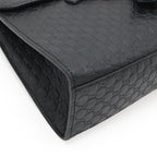 Gucci Micro Guccissima Emily Horsebit Chain Shoulder Bag Tassel Leather Black — view 3