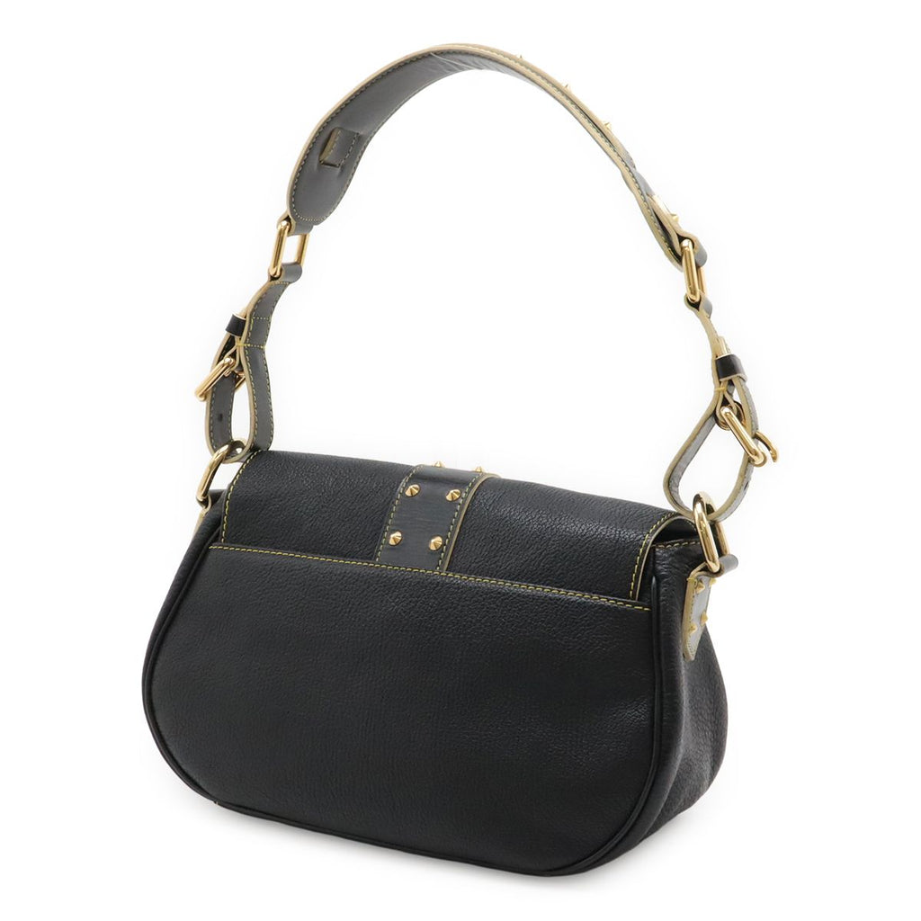 Louis Vuitton Suhali Confidant Shoulder Bag Leather Studs Noir Black Gold — view 2