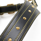 Louis Vuitton Suhali Confidant Shoulder Bag Leather Studs Noir Black Gold — view 4