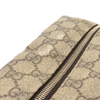 Gucci GG Plus Supreme Shoulder Bag Crossbody Leather Beige Brown Dark Gold — view 4