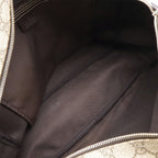 Gucci GG Plus Supreme Shoulder Bag Crossbody Leather Beige Brown Dark Gold — view 7