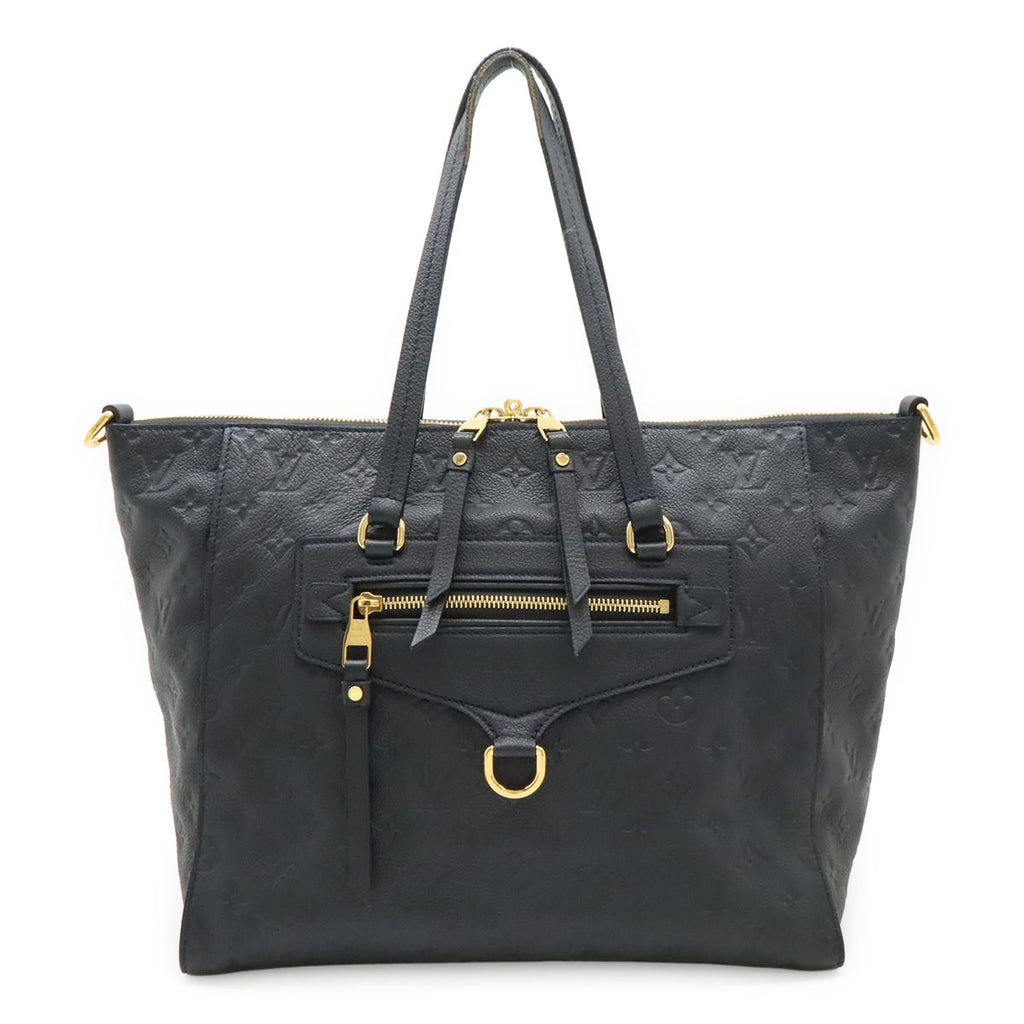 Louis Vuitton Monogram Empreinte Luminous PM Tote Leather Infini Dark Blue