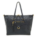 Louis Vuitton Monogram Empreinte Luminous PM Tote Leather Infini Dark Blue