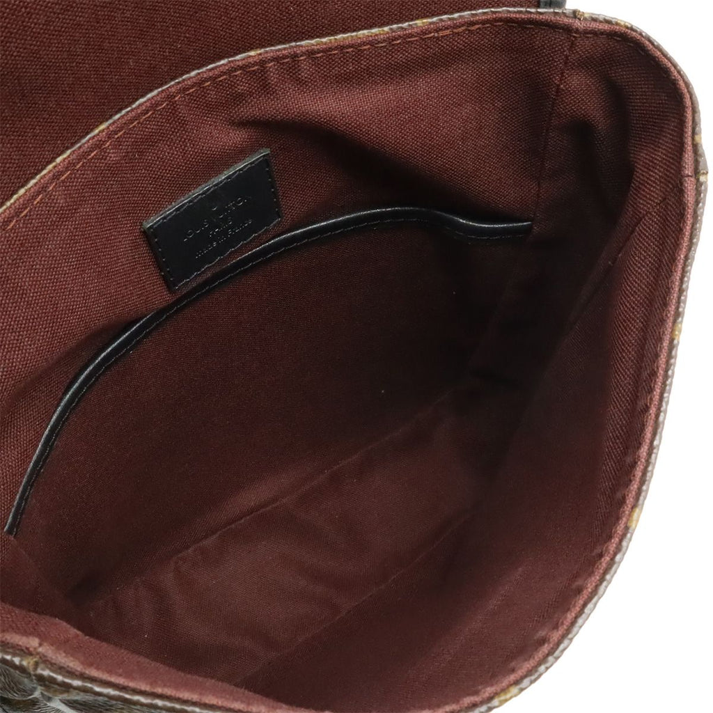 Louis Vuitton Monogram Macassar Bus PM Shoulder Bag Pochette — view 6