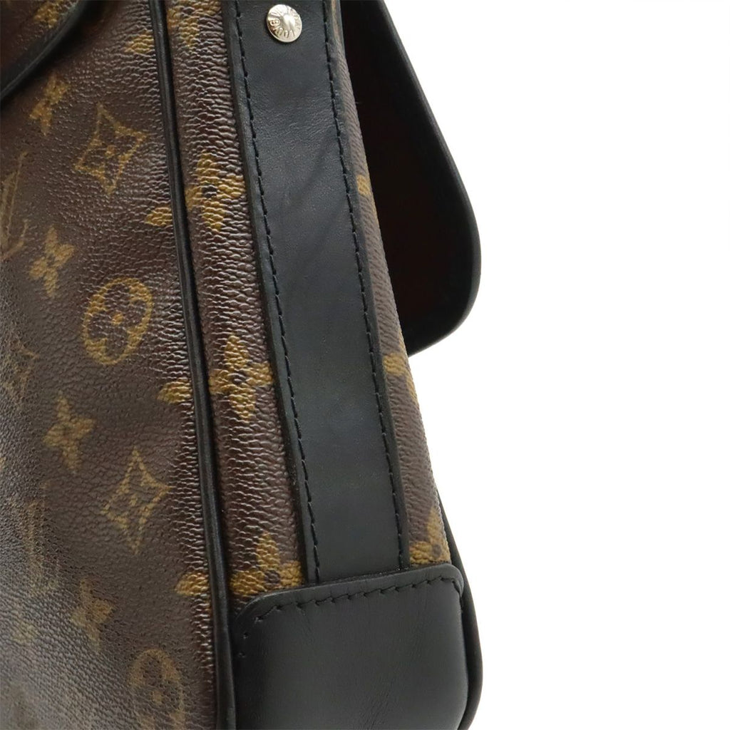 Louis Vuitton Monogram Macassar Bus PM Shoulder Bag Pochette — view 7