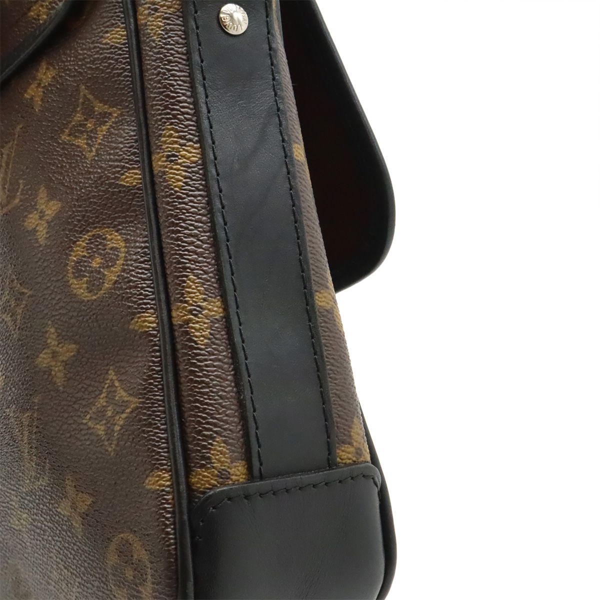 Louis Vuitton Monogram Macassar Bus PM Shoulder Bag Pochette — view 7
