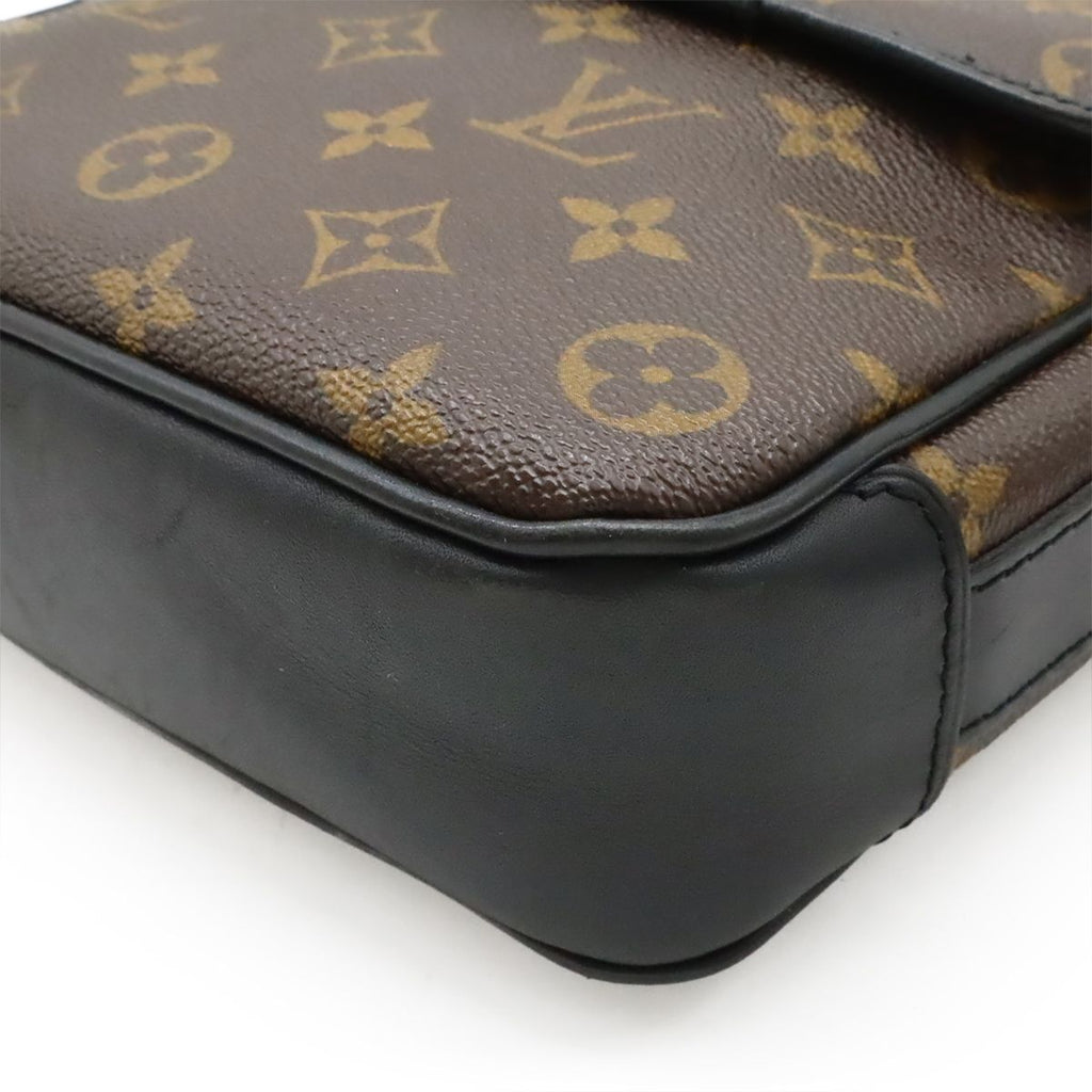 Louis Vuitton Monogram Macassar Bus PM Shoulder Bag Pochette — view 3