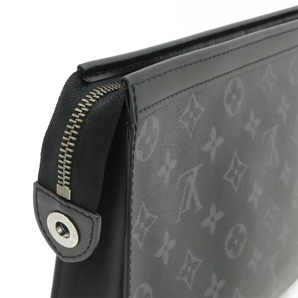 Louis Vuitton Monogram Eclipse Pochette Voyage Clutch — view 4