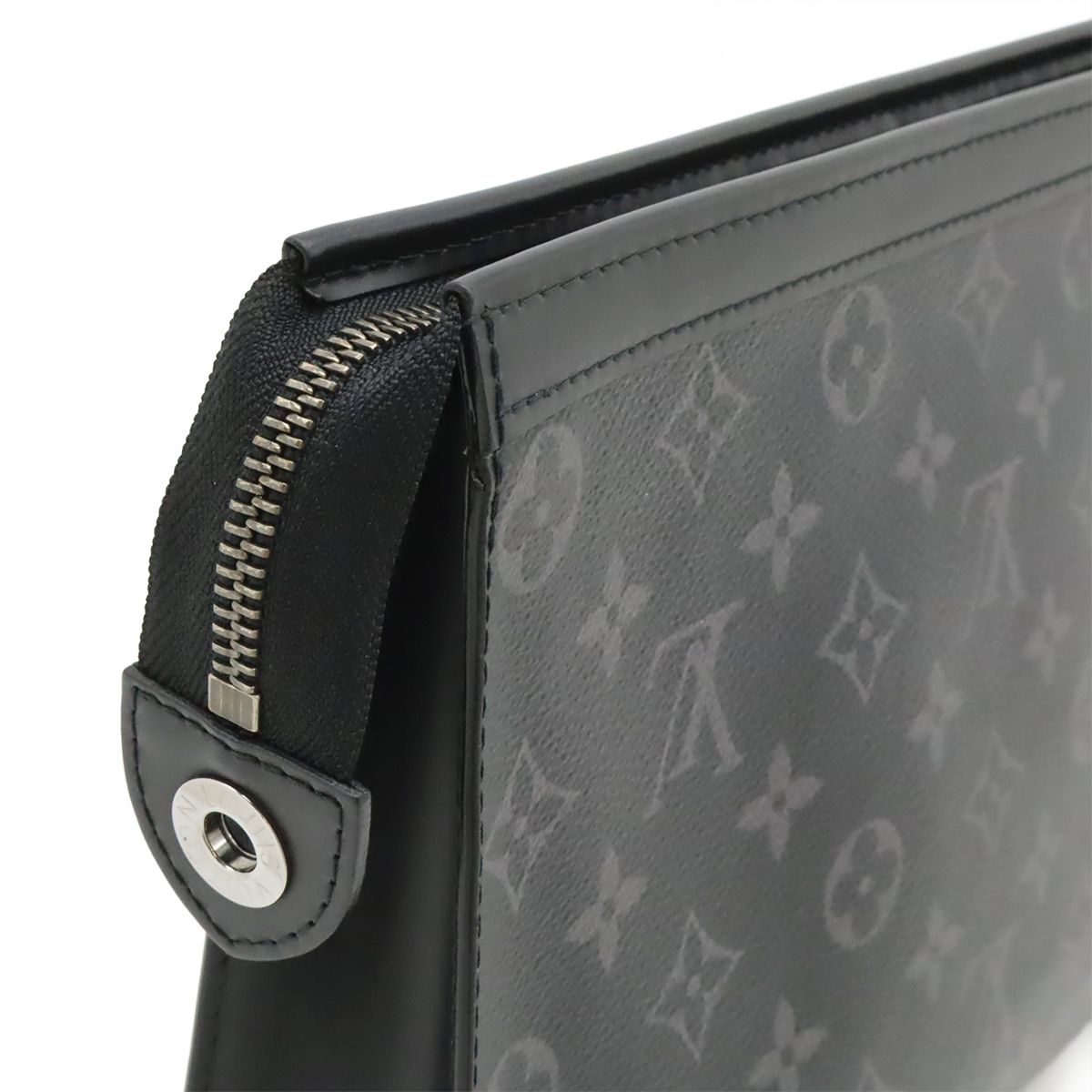 Louis Vuitton Monogram Eclipse Pochette Voyage Clutch — view 4