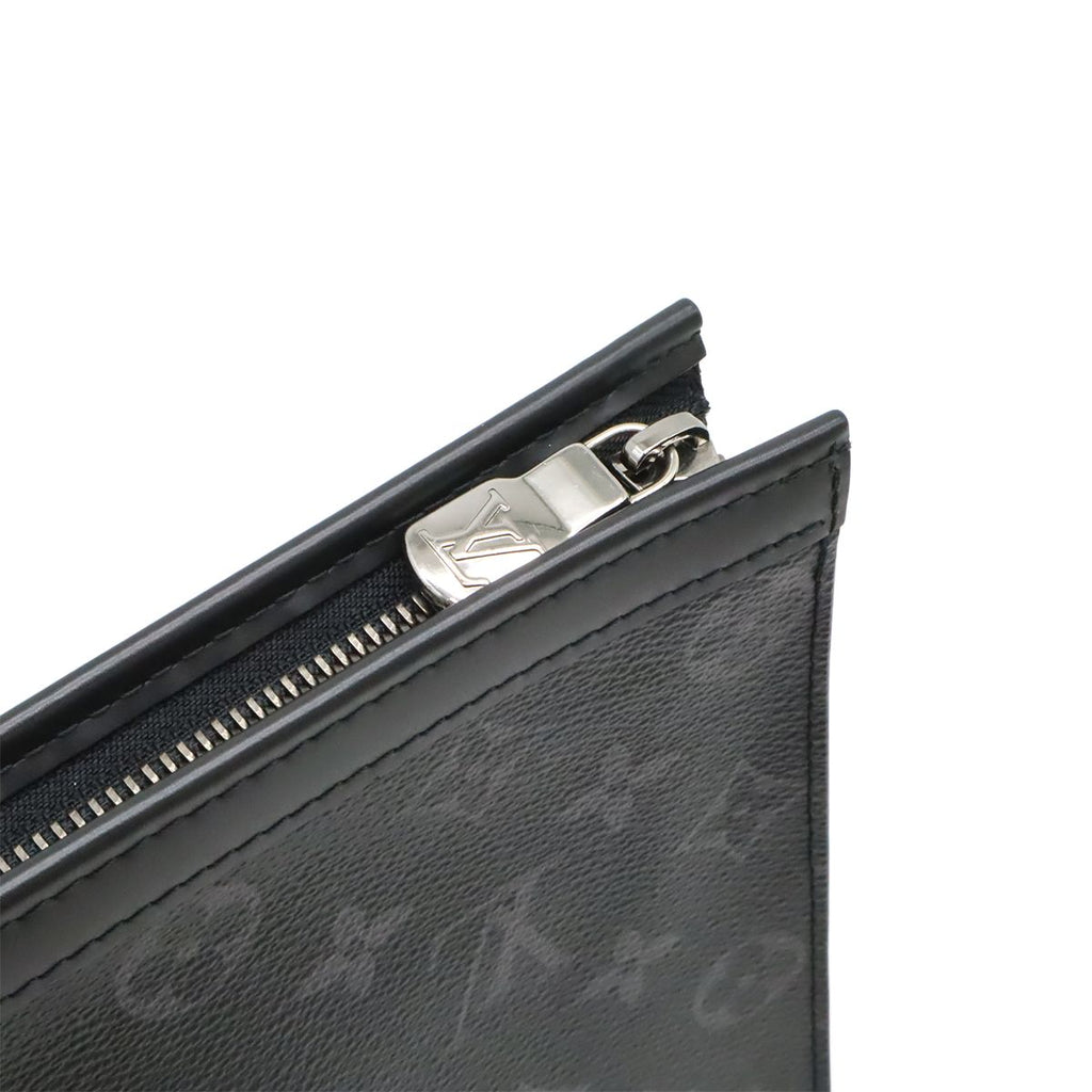 Louis Vuitton Monogram Eclipse Pochette Voyage Clutch — view 5