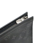 Louis Vuitton Monogram Eclipse Pochette Voyage Clutch — view 5