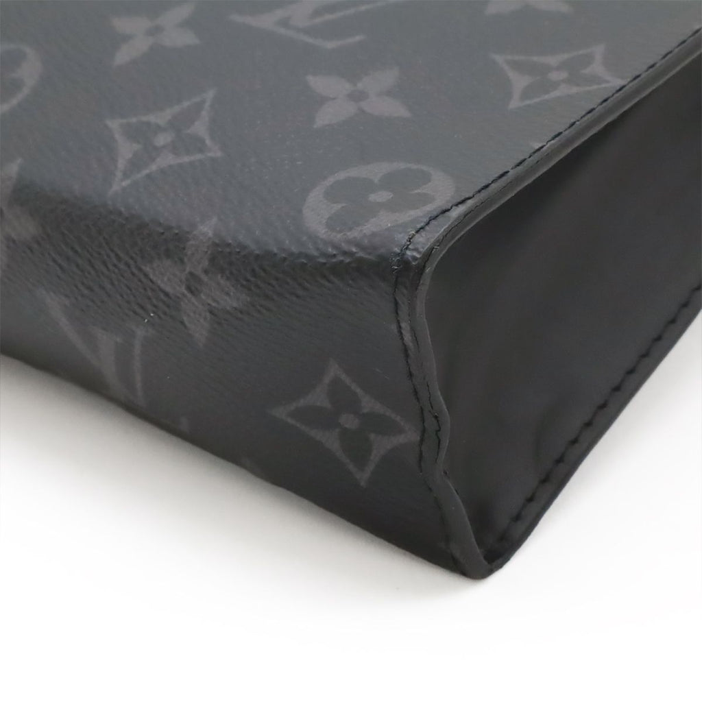 Louis Vuitton Monogram Eclipse Pochette Voyage Clutch — view 3