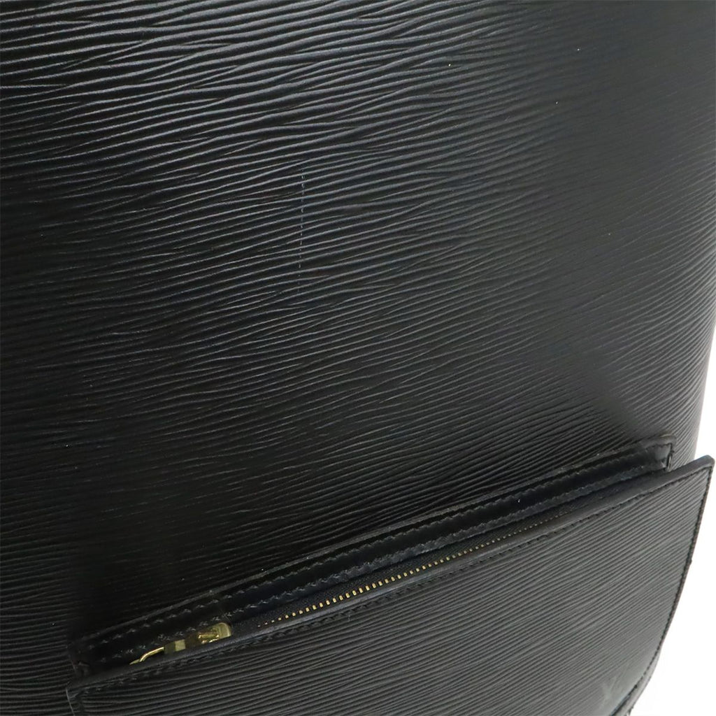 Louis Vuitton Epi Cobran Backpack Shoulder Bag Leather Noir Black — view 8