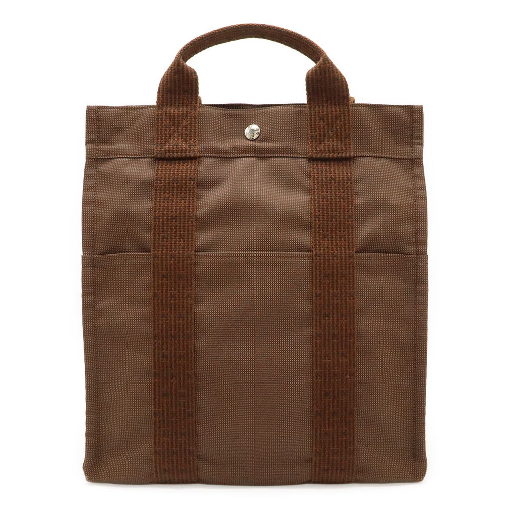 Hermes Her Line Sac a Dos Backpack Shoulder Bag Canvas Brown