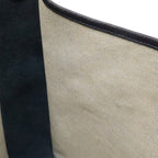 Hermes Evelyne I 1 PM Shoulder Bag Toile Ash Canvas Natural Navy Silver — view 9