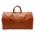 Louis Vuitton Epi Keepall 50 Boston Bag Travel Purse Leather Kenya Brown Gold
