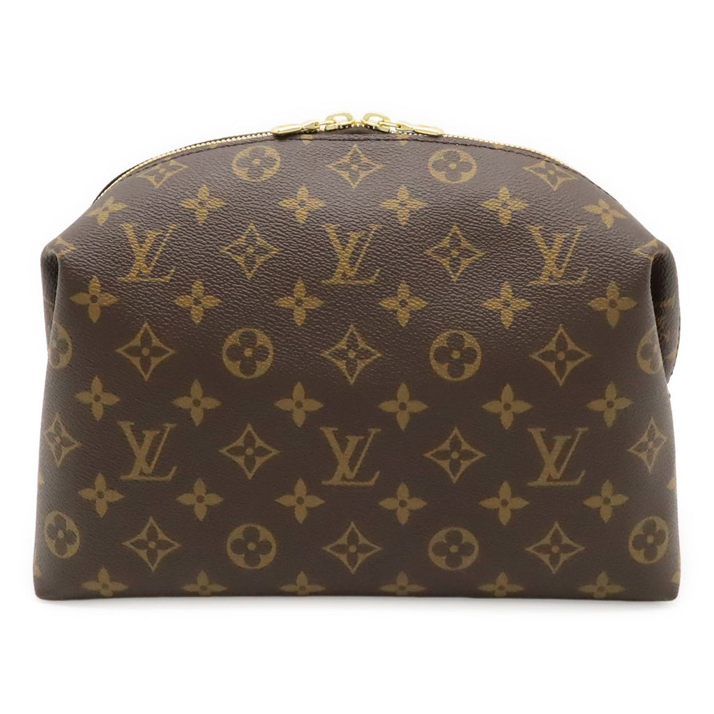 Louis Vuitton Monogram Pochette Cosmetic GM Makeup Pouch Case Multi Second