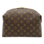 Louis Vuitton Monogram Pochette Cosmetic GM Makeup Pouch Case Multi Second