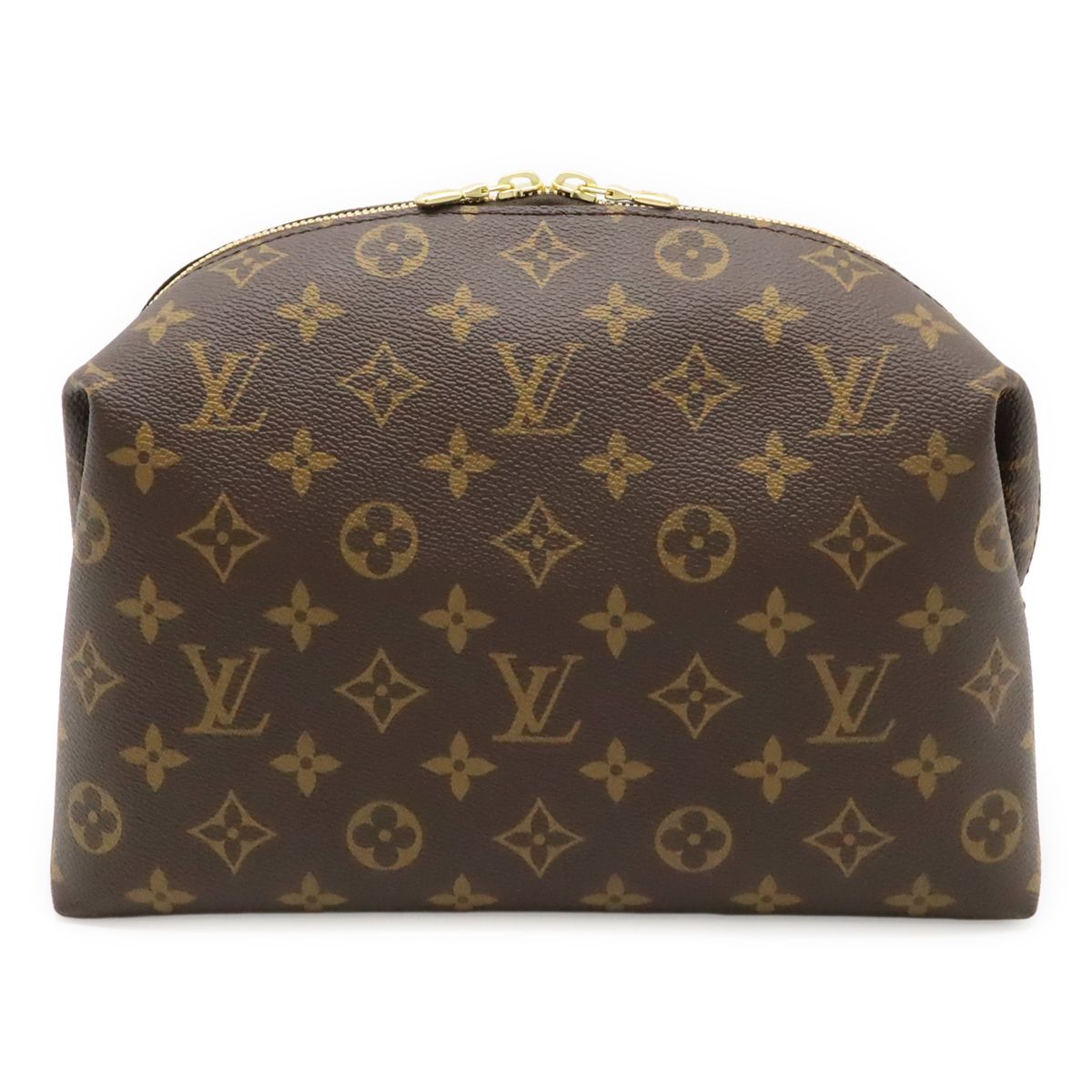 Louis Vuitton Monogram Pochette Cosmetic GM Makeup Pouch Case Multi Second