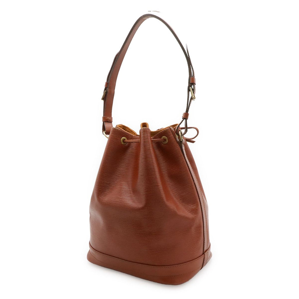 Louis Vuitton Epi Noe Drawstring Shoulder Bag Leather Kenya Brown — view 2
