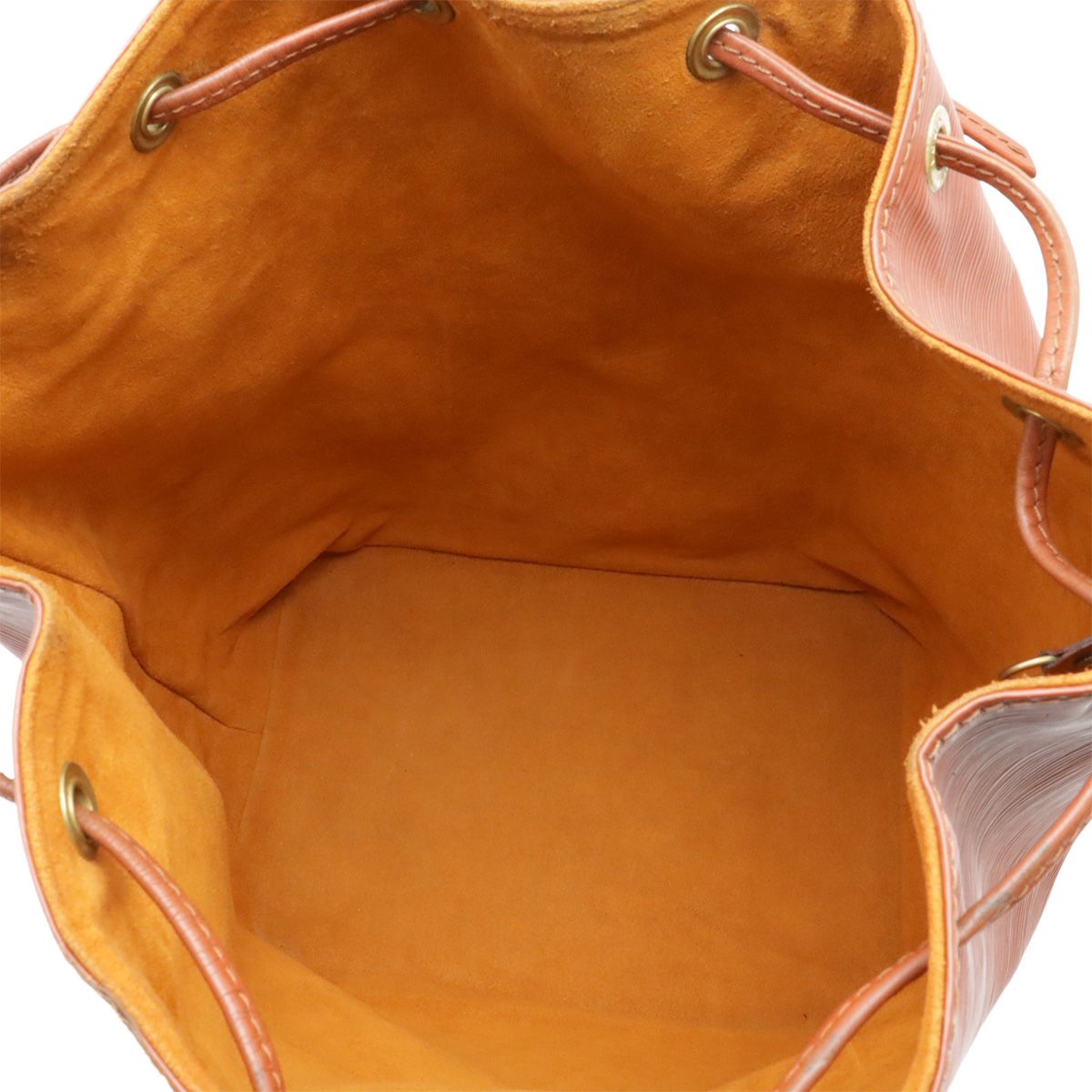 Louis Vuitton Epi Noe Drawstring Shoulder Bag Leather Kenya Brown — view 5