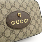 Gucci GG Small Supreme Neo Vintage Messenger Bag 2-Way Clutch Beige — view 9