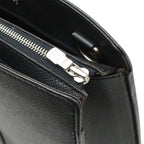 Louis Vuitton Taiga Porte Documents Lozan Business Briefcase Ardoise Black — view 6