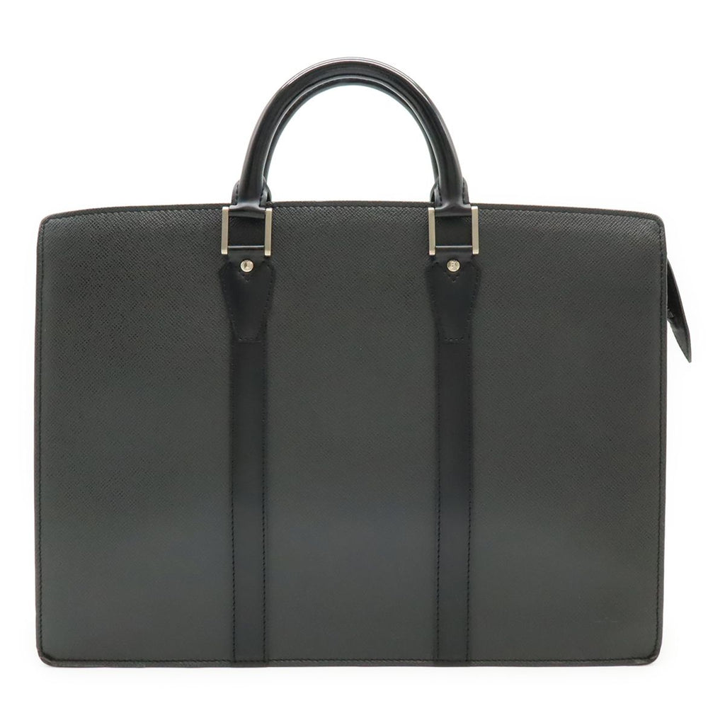 Louis Vuitton Taiga Porte Documents Lozan Business Briefcase Ardoise Black