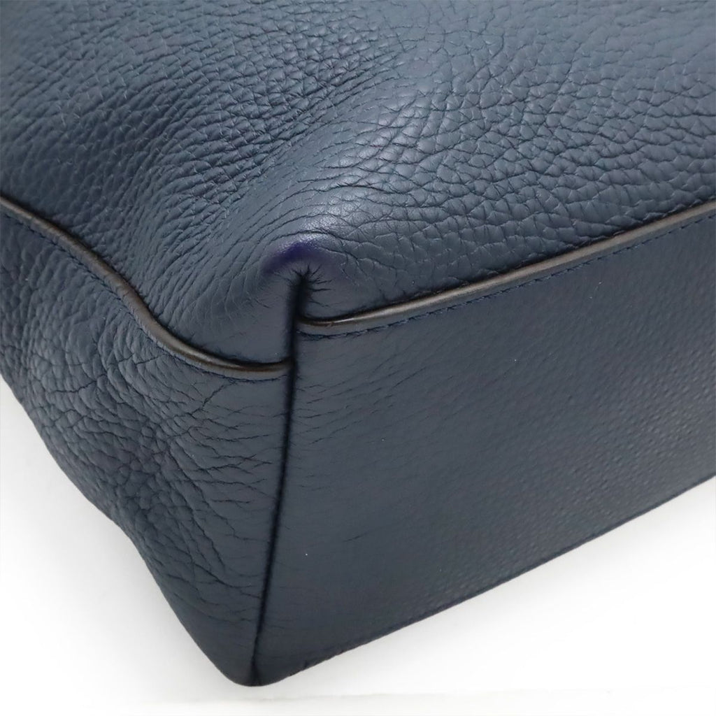 Louis Vuitton Voyage Tote Large Shoulder Bag Taurillon Leather Navy — view 3