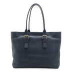 Louis Vuitton Voyage Tote Large Shoulder Bag Taurillon Leather Navy