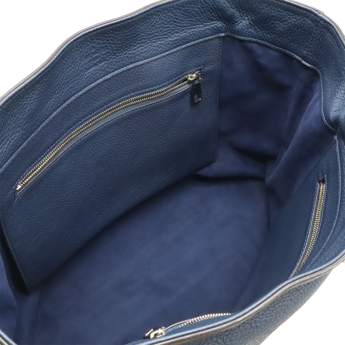 Louis Vuitton Voyage Tote Large Shoulder Bag Taurillon Leather Navy — view 5