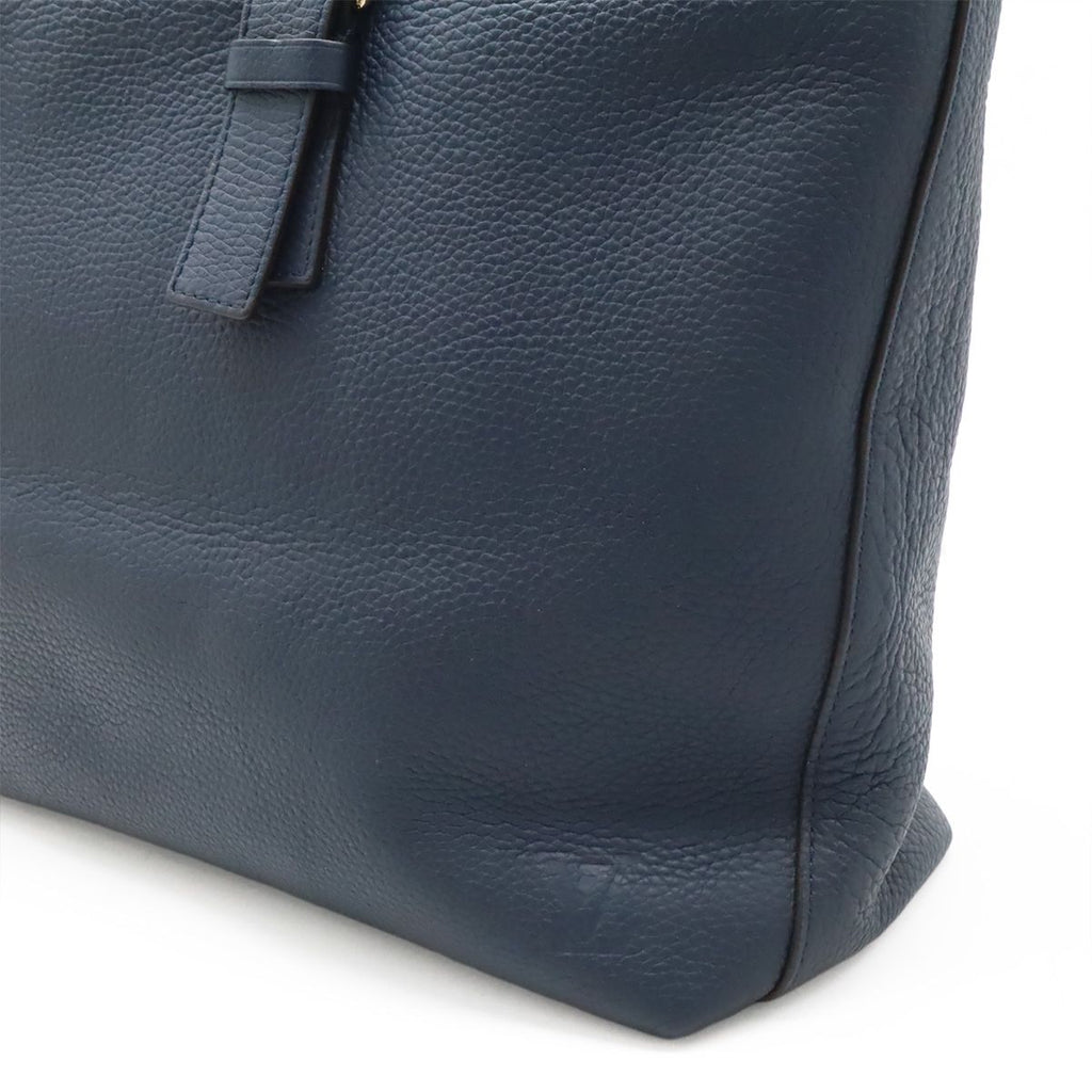 Louis Vuitton Voyage Tote Large Shoulder Bag Taurillon Leather Navy — view 8