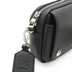 Loewe Pebble Messenger Small Shoulder Bag Crossbody Supplement Gray Necklace — view 5
