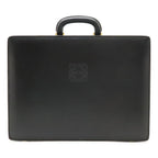 Loewe Anagram Attache Case Document Purse Business Briefcase Trunk Leather