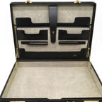 Loewe Anagram Attache Case Document Purse Business Briefcase Trunk Leather — view 6