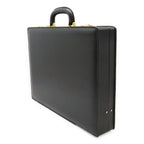 Loewe Anagram Attache Case Document Purse Business Briefcase Trunk Leather — view 2