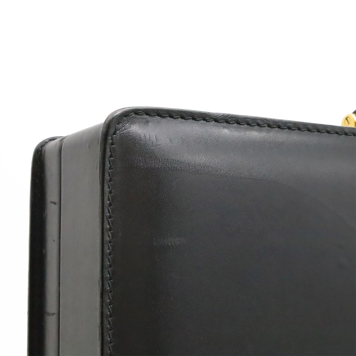 Loewe Anagram Attache Case Document Purse Business Briefcase Trunk Leather — view 8