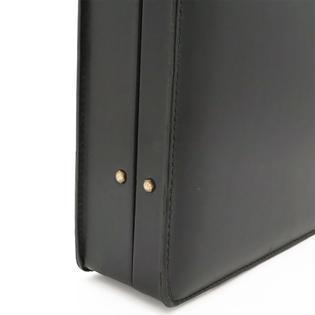 Loewe Anagram Attache Case Document Purse Business Briefcase Trunk Leather — view 7