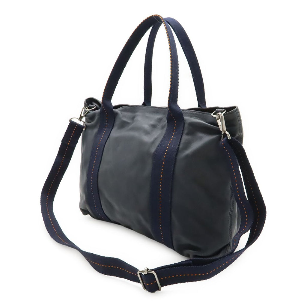 Hermes Caravan Horizontal Tote 2-Way Shoulder Bag Crossbody Vo Derma Leather — view 2