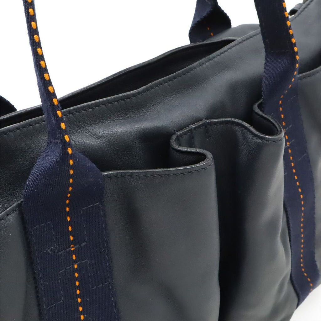 Hermes Caravan Horizontal Tote 2-Way Shoulder Bag Crossbody Vo Derma Leather — view 8