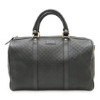 Gucci Micro Guccissima Boston Bag Leather Black