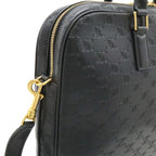 Celine Triomphe Briefcase Business Document Purse 2-Way Shoulder Bag Leather — view 4