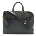 Celine Triomphe Briefcase Business Document Purse 2-Way Shoulder Bag Leather