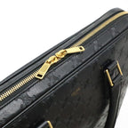 Celine Triomphe Briefcase Business Document Purse 2-Way Shoulder Bag Leather — view 7