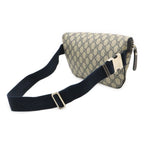Gucci GG Supreme Belt Bag Waist Pouch Hip Leather Navy — view 2